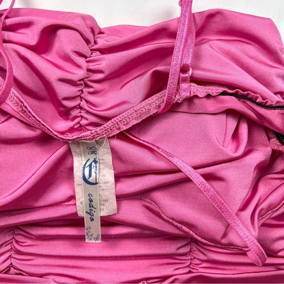 90’s Y2K Ruched Bodycon Mini Dress - Picture 3 of 8